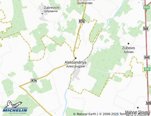 Carte MICHELIN Aleksandriya - ViaMichelin