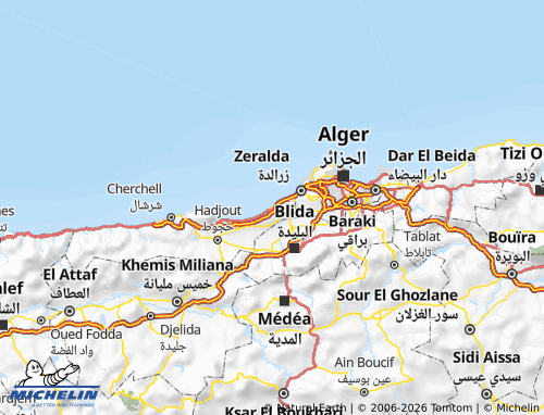 Mappa MICHELIN Bou'isma'eel - ViaMichelin