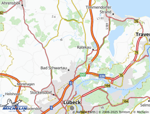 MICHELIN-Landkarte Großparin - ViaMichelin