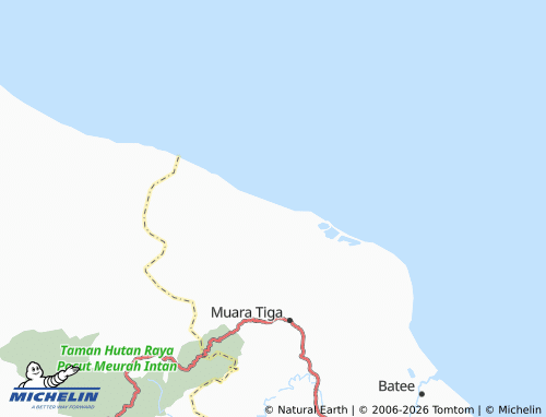 MICHELIN Batee map - ViaMichelin