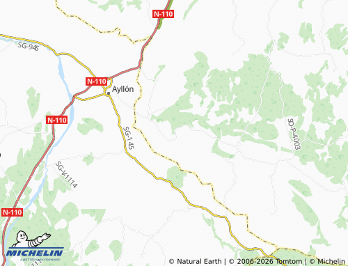 Mappa MICHELIN Cuevas de Ayllón - ViaMichelin
