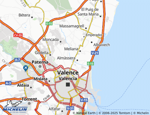 MICHELIN Les Cases de Bàrcena map - ViaMichelin