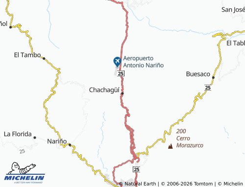Mapa MICHELIN Chachagüí - ViaMichelin