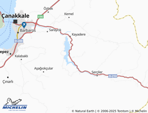MICHELIN-Landkarte Sarıbeyli - ViaMichelin