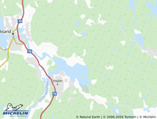 MICHELIN Östra Rönnäs map - ViaMichelin