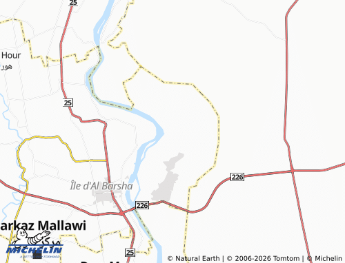 Mapa MICHELIN Dayr Abu Hanas - ViaMichelin