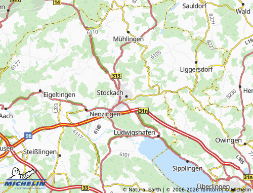 Mapa MICHELIN Stockach - ViaMichelin