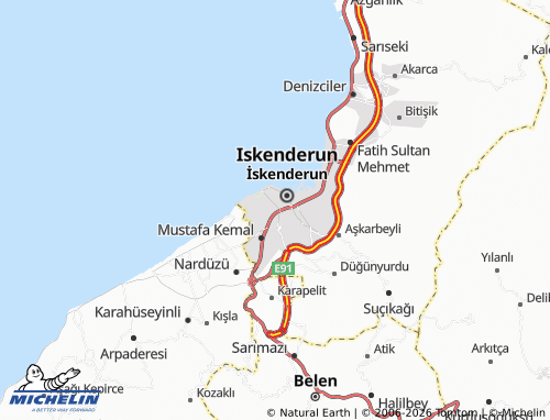 Mappa MICHELIN Barbaros - ViaMichelin