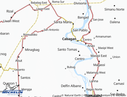 MICHELIN Aggub map - ViaMichelin