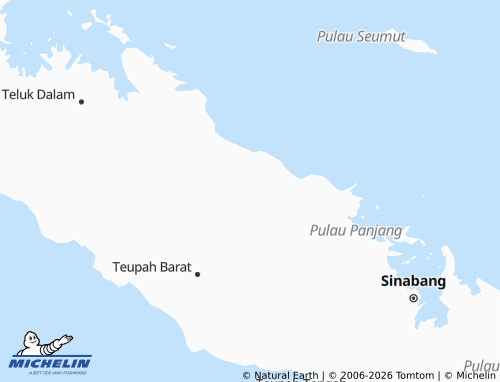 Mapa MICHELIN Ujung Tinggi - ViaMichelin