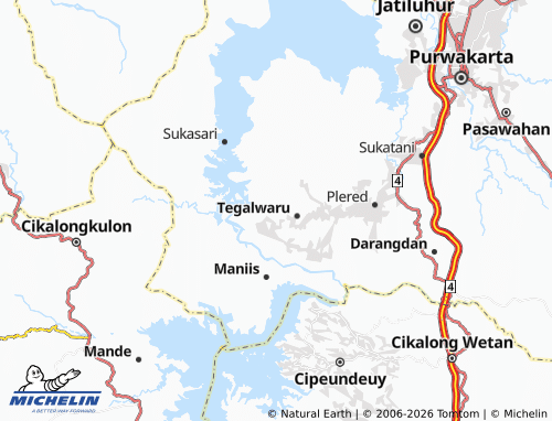 MICHELIN-Landkarte Warungjeruk - ViaMichelin