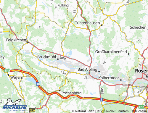 MICHELIN Högling map - ViaMichelin
