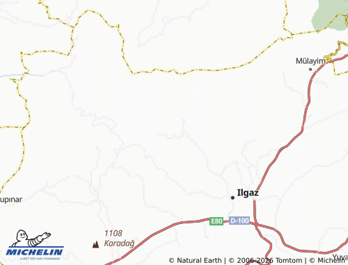 MICHELIN Danişment map - ViaMichelin