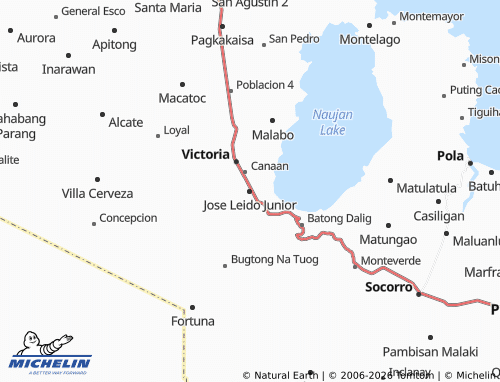 MICHELIN Jose Leido Junior map - ViaMichelin