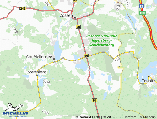 MICHELIN Wünsdorf map - ViaMichelin
