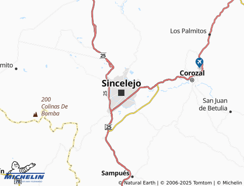 MICHELIN Pasa Corriendo map - ViaMichelin