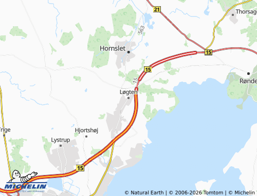 Mappa MICHELIN Løgten - ViaMichelin