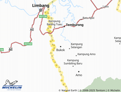 MICHELIN-Landkarte Kampung Rataie - ViaMichelin