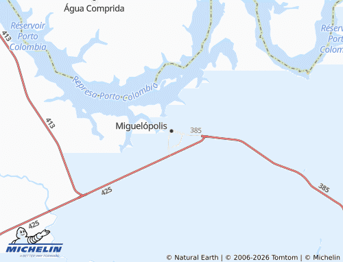 Mapa MICHELIN Miguelópolis - ViaMichelin