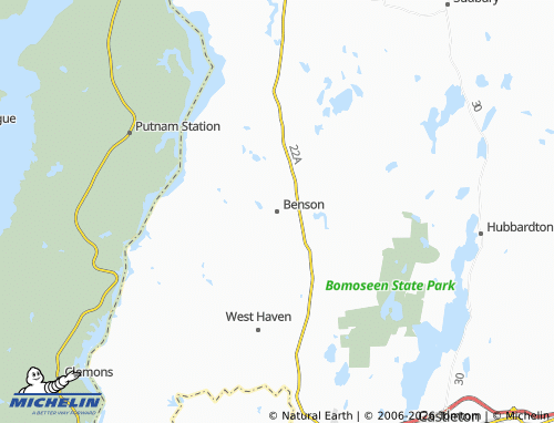Mappa MICHELIN Benson - ViaMichelin