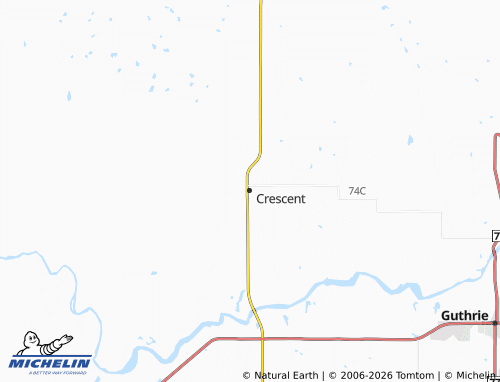 Carte MICHELIN Crescent - ViaMichelin
