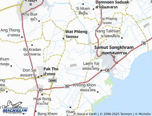 MICHELIN Bang Nang Li map - ViaMichelin