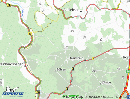 MICHELIN Löwenhagen map - ViaMichelin