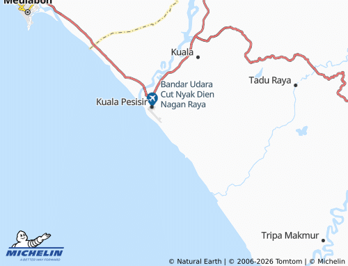 MICHELIN Kuala Trang map - ViaMichelin