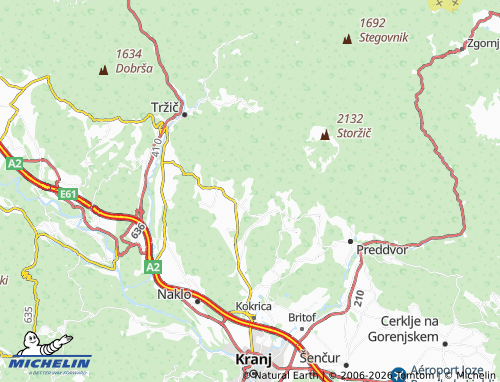 MICHELIN-Landkarte Zalog - ViaMichelin