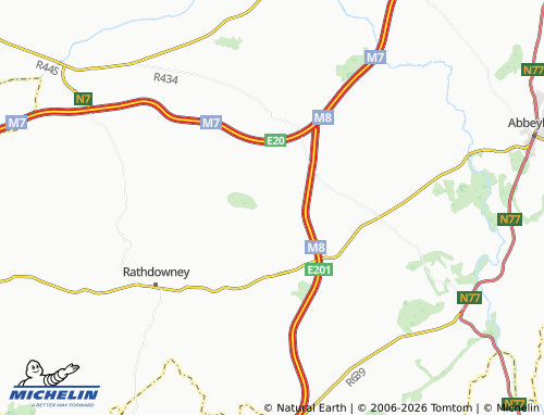MICHELIN Clogh map - ViaMichelin
