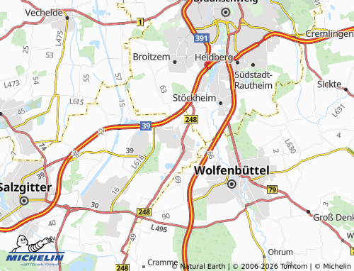 MICHELIN Thiede map - ViaMichelin