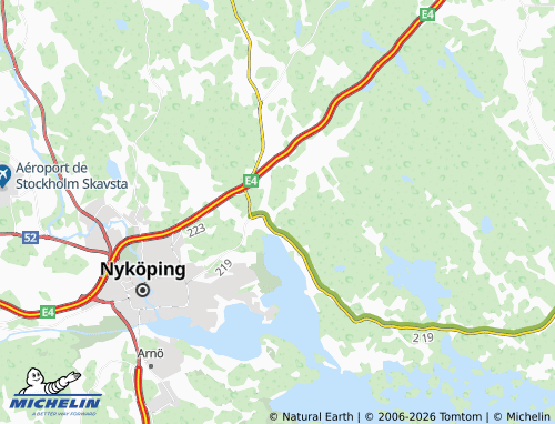 Carte MICHELIN Sjösa - ViaMichelin