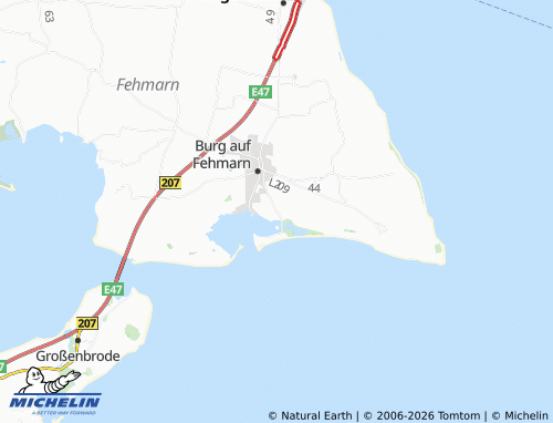 MICHELIN Neue Tiefe map - ViaMichelin