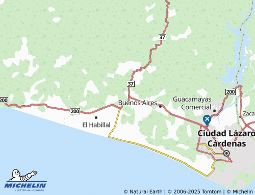 MICHELIN Independencia, La Mira map - ViaMichelin