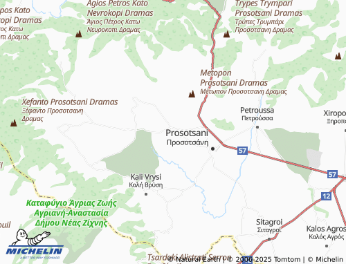 MICHELIN Kokkinogeia map - ViaMichelin