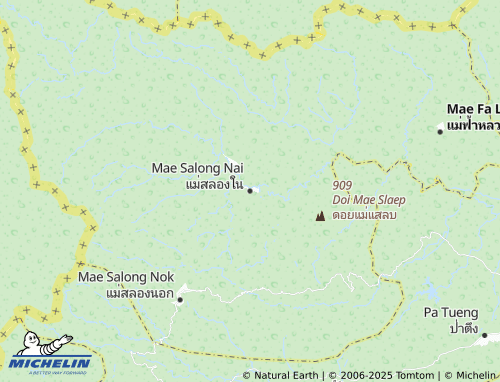 MICHELIN Mae Salong Nai map - ViaMichelin