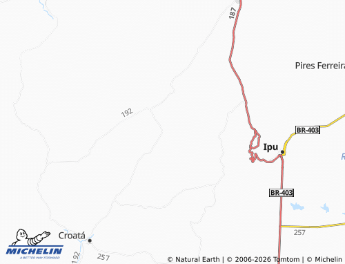 Mappa MICHELIN Martinslândia - ViaMichelin