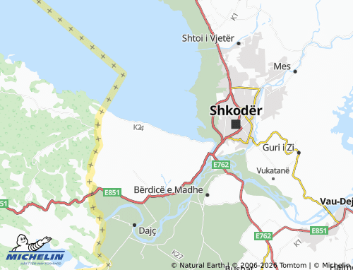 MICHELIN Shirokë map - ViaMichelin