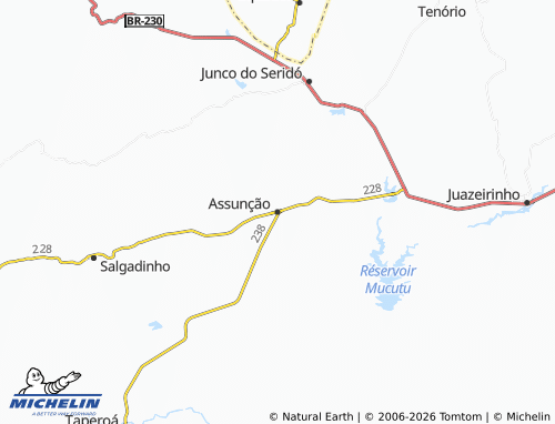 Carte MICHELIN Assunção - ViaMichelin