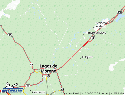 Mappa MICHELIN Loma de Veloces - ViaMichelin