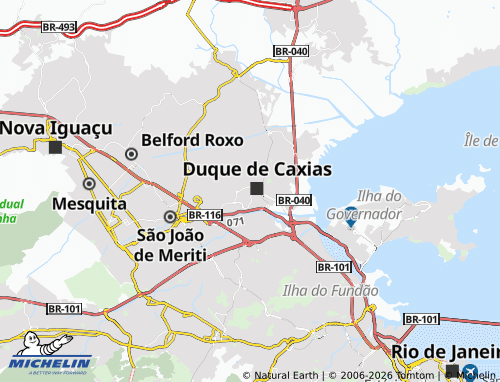 Mapa MICHELIN Vila Paula - ViaMichelin