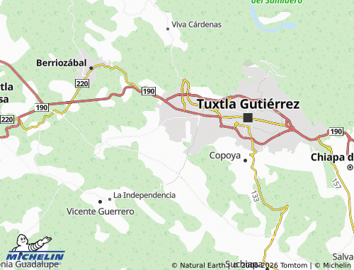 Mappa MICHELIN San José Mirador - ViaMichelin