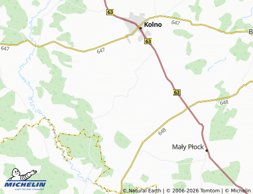 MICHELIN Janowo map - ViaMichelin