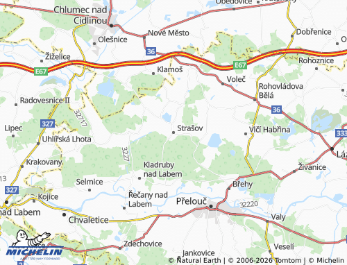 Mappa MICHELIN Strašov - ViaMichelin
