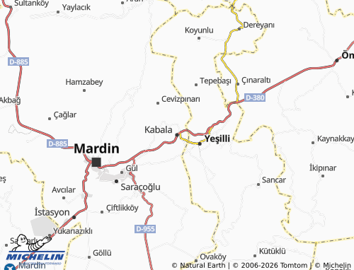 Mappa MICHELIN Kabala - ViaMichelin