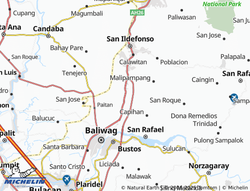 MICHELIN Banca-Banca map - ViaMichelin