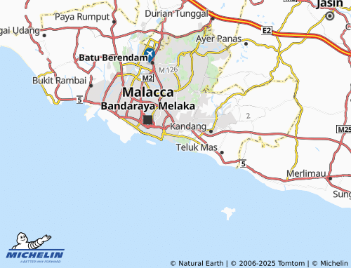 MICHELIN Taman Impian Padang Temu map - ViaMichelin