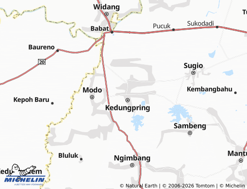 MICHELIN Kandangrejo map - ViaMichelin