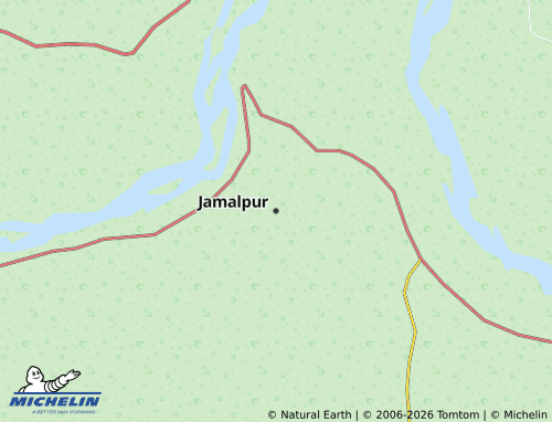 Carte MICHELIN Jamalpur - ViaMichelin