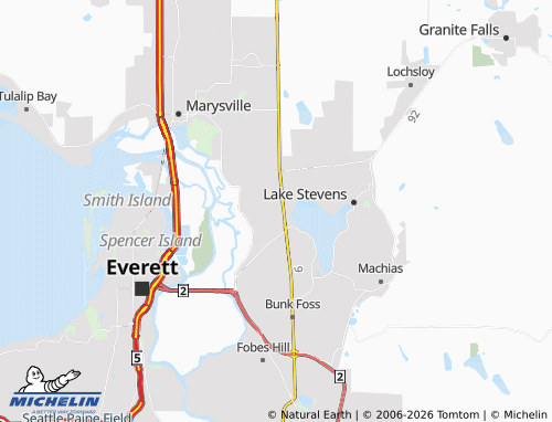 Mapa MICHELIN West Lake Stevens - ViaMichelin